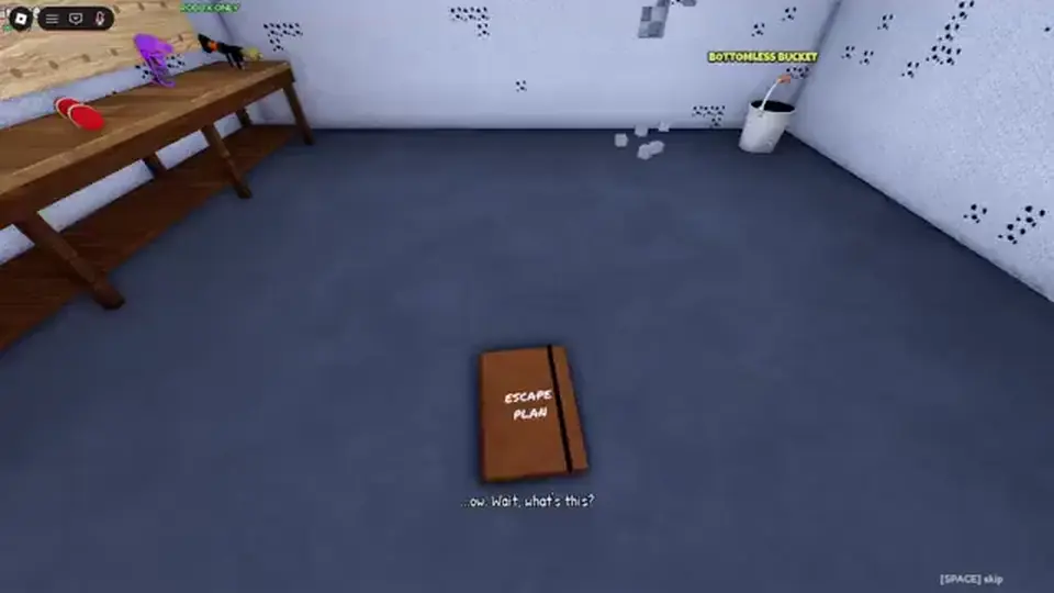 Punch Walls to Escape objective UI for walls, rubble, and escape