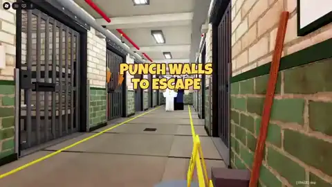 Punch Walls to Escape punching the first prison wall with starter fists
